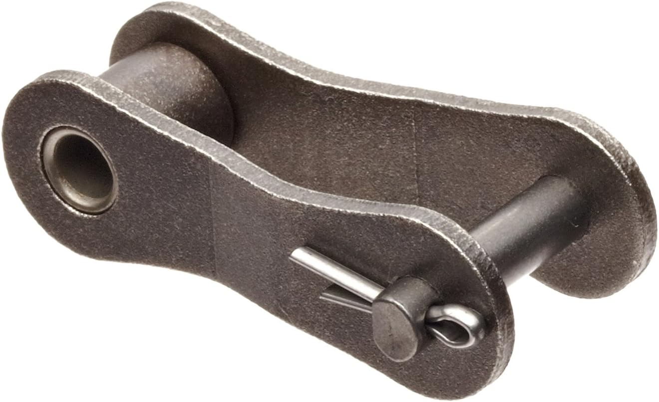 HKK DA040CHL1 ANSI A2040 Single Strand Double Pitch Connecting Offset Link, Transmission Type, Cottered, Carbon Steel, 1" Pitch, 0.312" Roller Diameter, 5/16" Roller Width (Pack of 5 links)