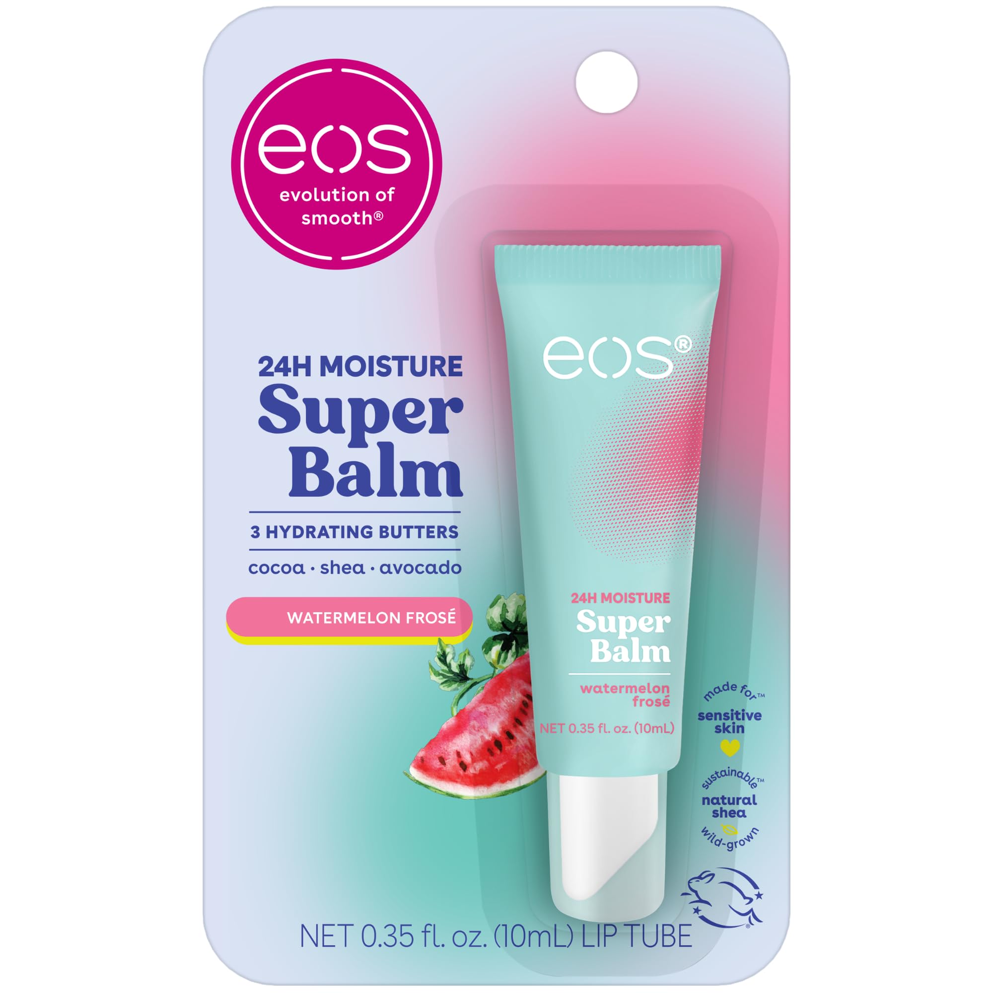 eos 24H Moisture Super Balm- Watermelon Frosé