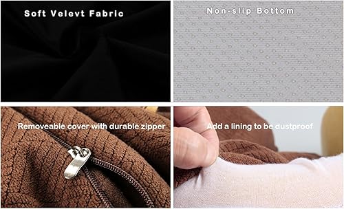 Miniatura 5 de Sigmat Cojín reclinable para personas mayores con espuma viscoelástica de 20 x 20 x 3 pulgadas, cojín de asiento cuadrado grande para silla