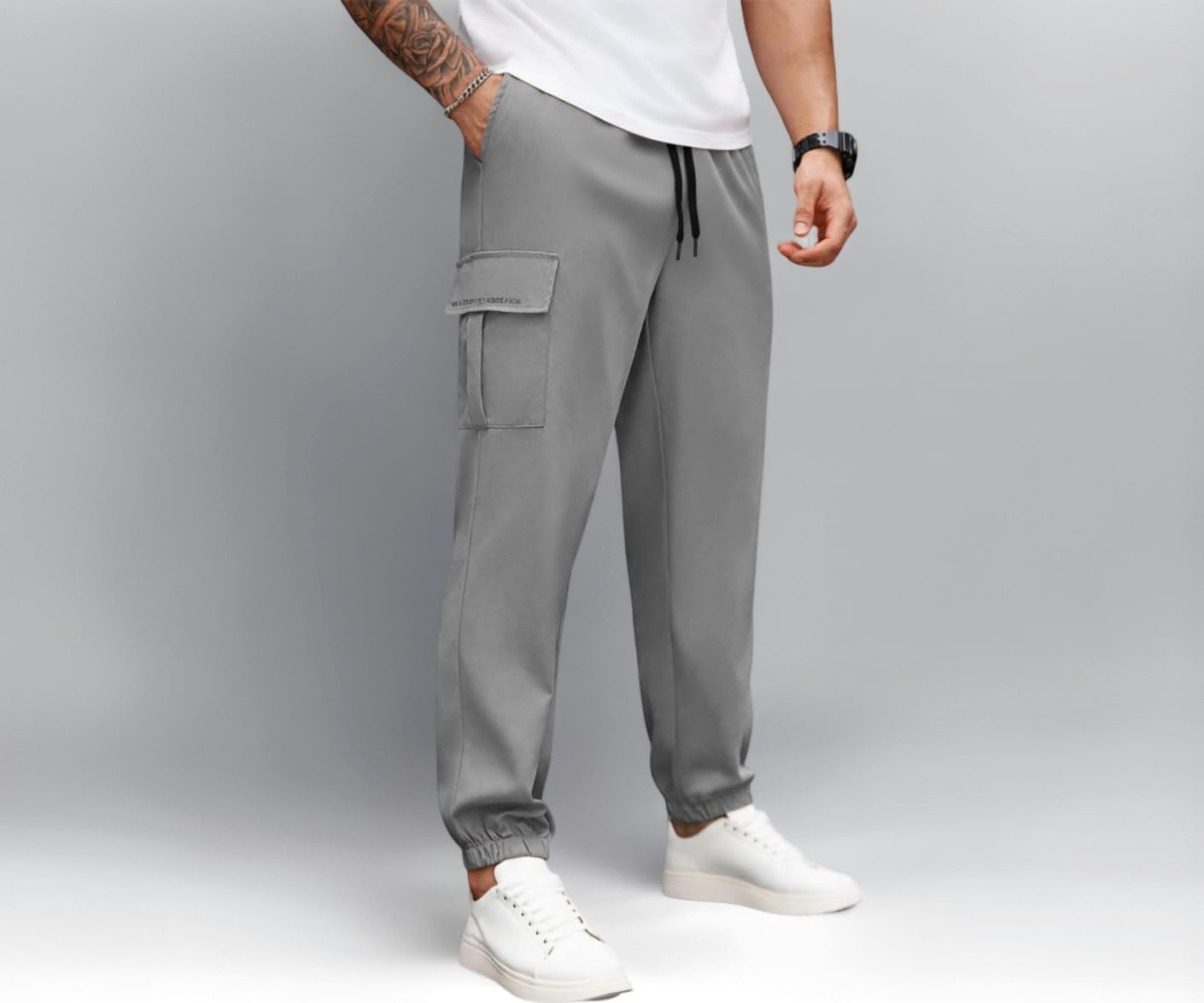 Men's Track Pants|Cargo Pants|Cargo Jogger Stretchable Sports Gym Running Pants |Casual Loungewear