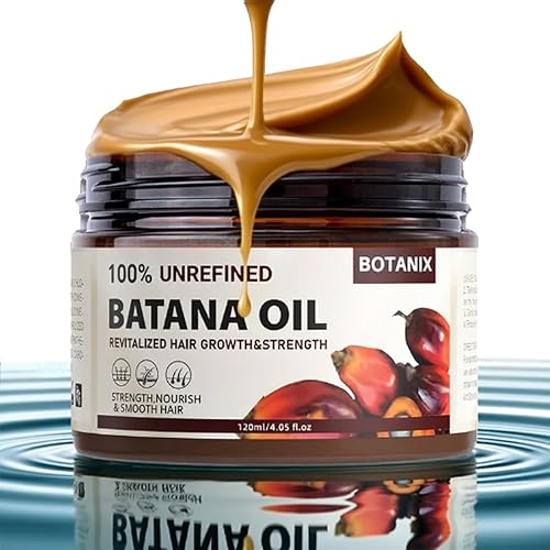 Aceite de batana para el crecimiento del cabello, aceite de batana 100% crudo de Honduras, aceites naturales puros para pérdida de cabello orgánico