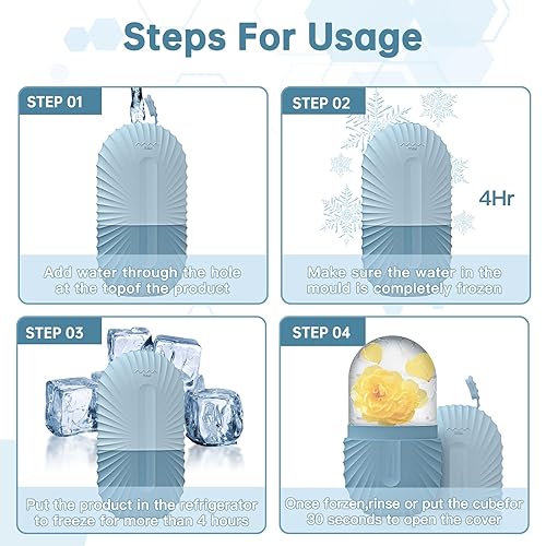 Miniatura 3 de Aquuaera Rodillo facial de hielo, rodillo de hielo para cara, herramientas de cuidado de la piel de rodillo de hielo de belleza facial, bolsas de