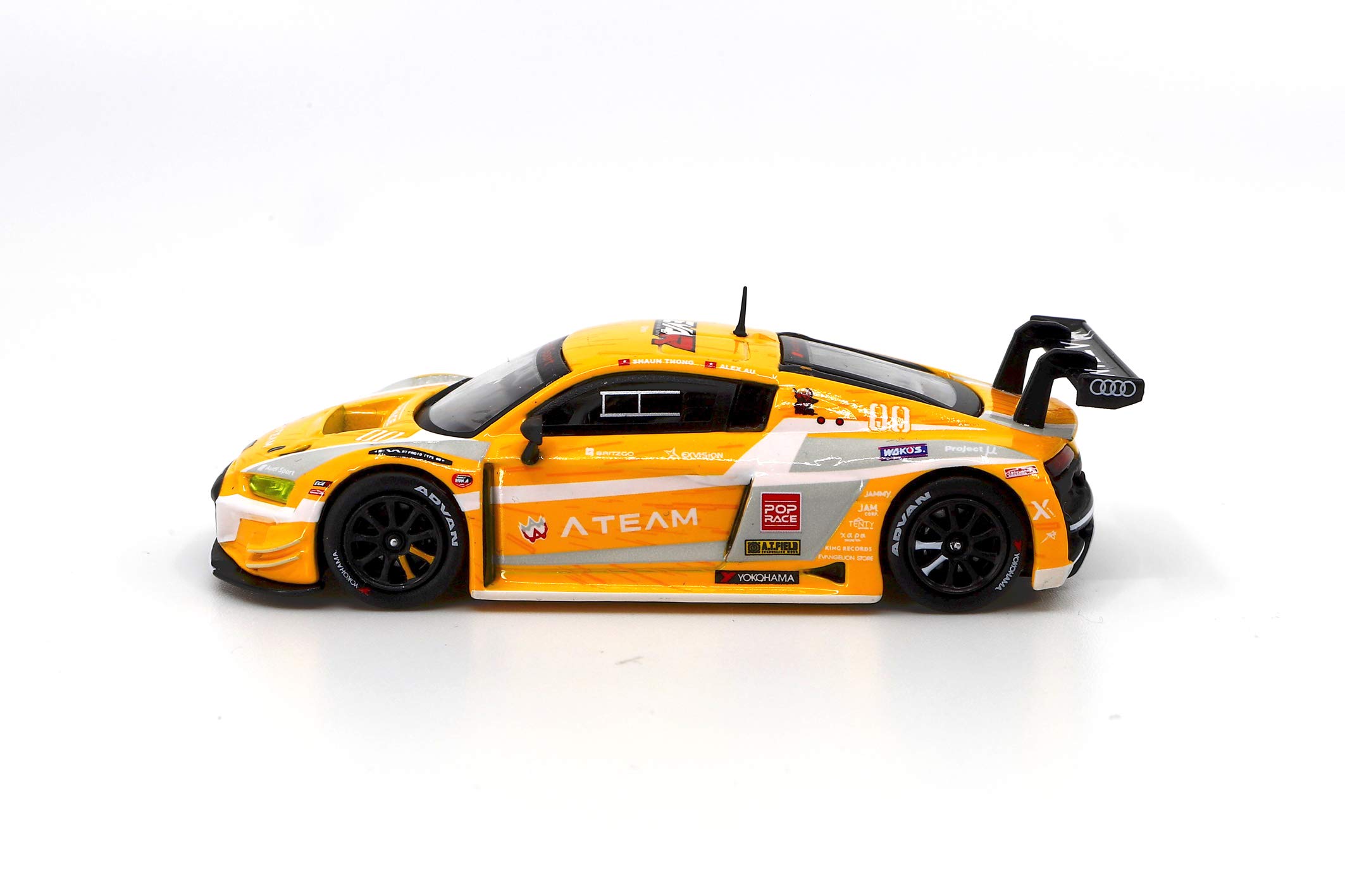 Amazon.co.jp: POP RACE 1/64 Audi R8 LMS EVA RT PROTO TYPE-00 Zero
