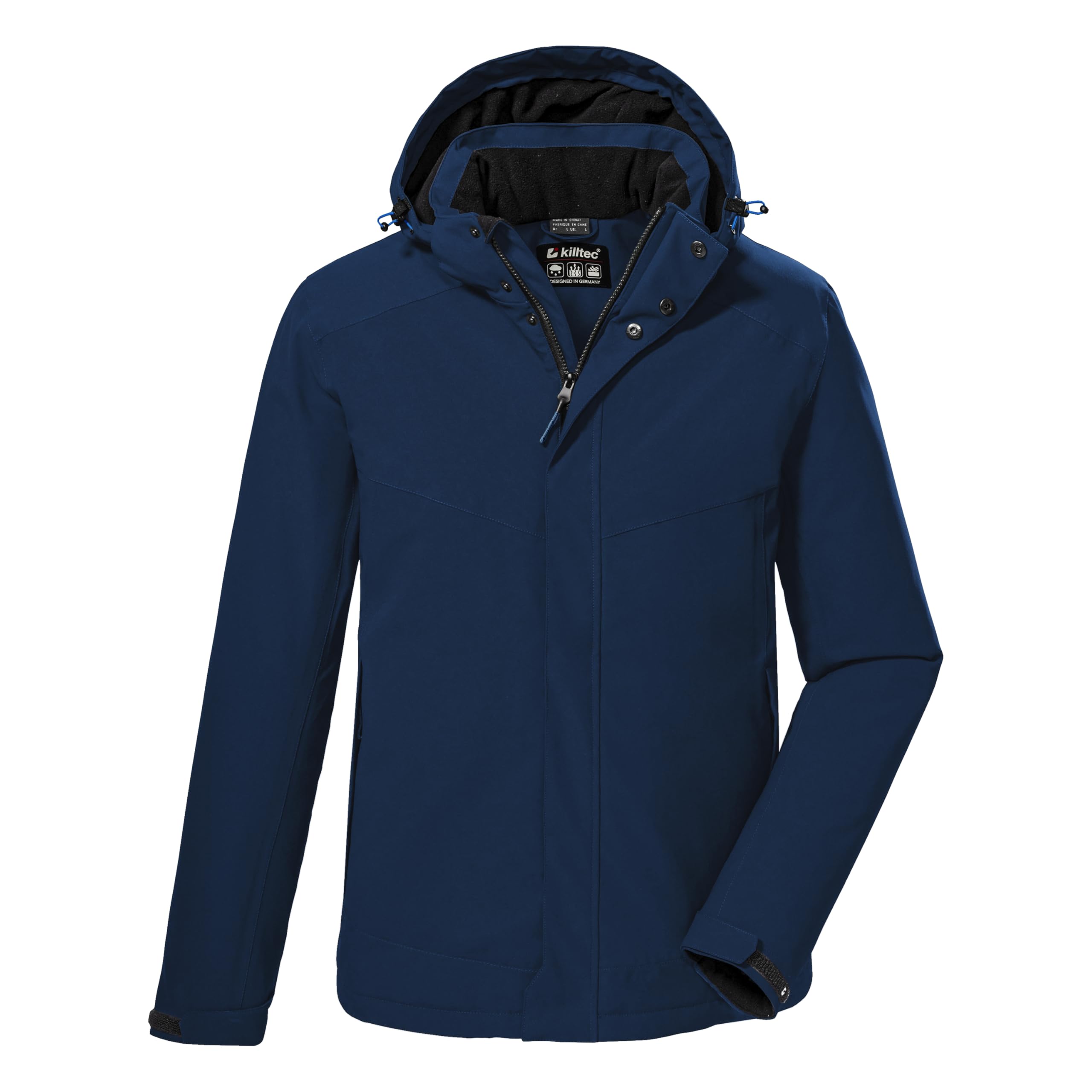 Killtec Herren Outdoorjacke Funktionsjacke mit abzippbarer Kapuze KOW 148 MN Jckt wasserdicht, atmungsaktiv 00836-dunkelpetrol XL