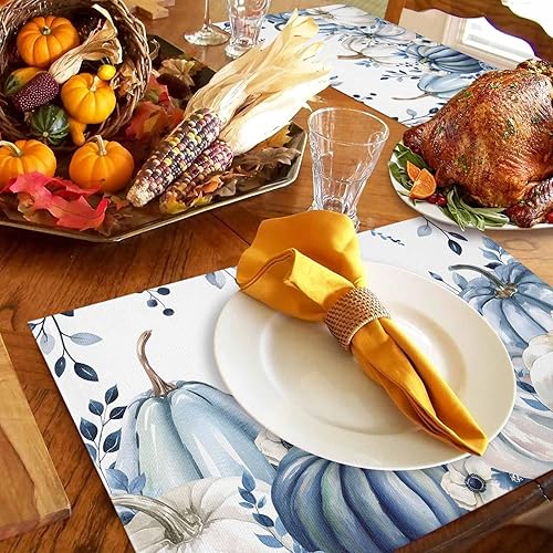 Vista 345 de Juego de 6 manteles individuales rojos para el día de San Valentín, diseño de corazón de San Valentín, resistentes al calor, lavables, manteles