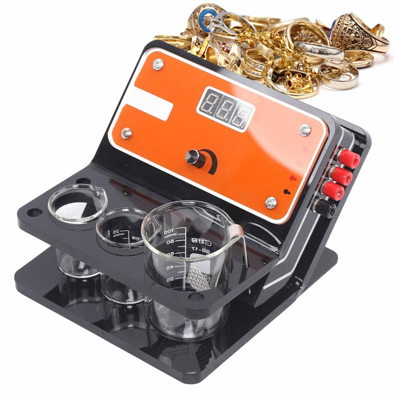 vnmudzeo Pen Type Electroplating Sets Adjusted Voltage,for Other Similar Electroplating Solutions,Professional Partial Gold Plating Machine LED Display