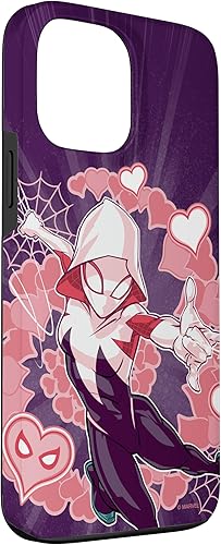 Miniatura 3 de Funda para iPhone 13 Pro Max Marvel Spider-Man Into the Spider-Verse Gwen Stacy Hearts