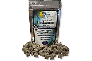 Freeze Dried Blackworms - Fish Food Alternative