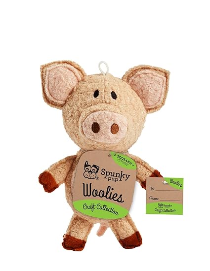 Spunky Pup Woolies - Pig