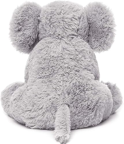 Miniatura 5 de MaoGoLan Juguete de peluche grande de elefante gris de 19.7 pulgadas, suave y lindo animal de peluche para niños, niñas y mujeres, peluche de