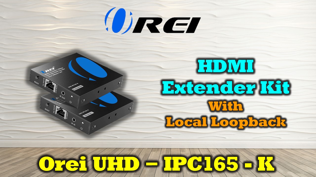 Extensor de HDMI 4K Balun de OREI - HDBaseT UltraHD 4K @ 60Hz 4: 4