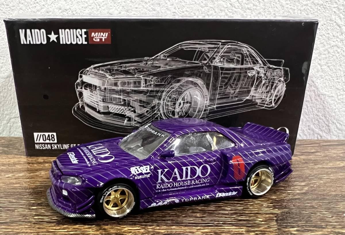 Amazon.co.jp: MINI-GT 1/64 Nissan Skyline GT-R R34 V2 Murasaki
