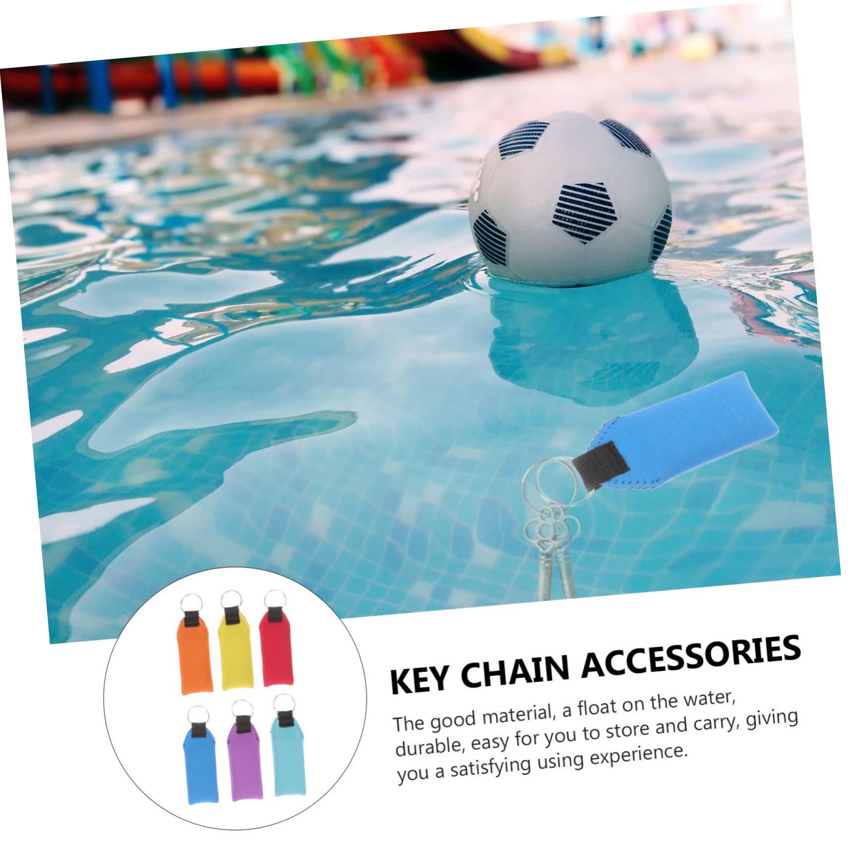 BESPORTBLE 24 PCS Portachiavi Galleggiante Accessori per Telefoni Cellulari Galleggiante Pesca Barca A Vela Accessori Barca A Vela Portachiavi Galleggiante Accessori per La Vela