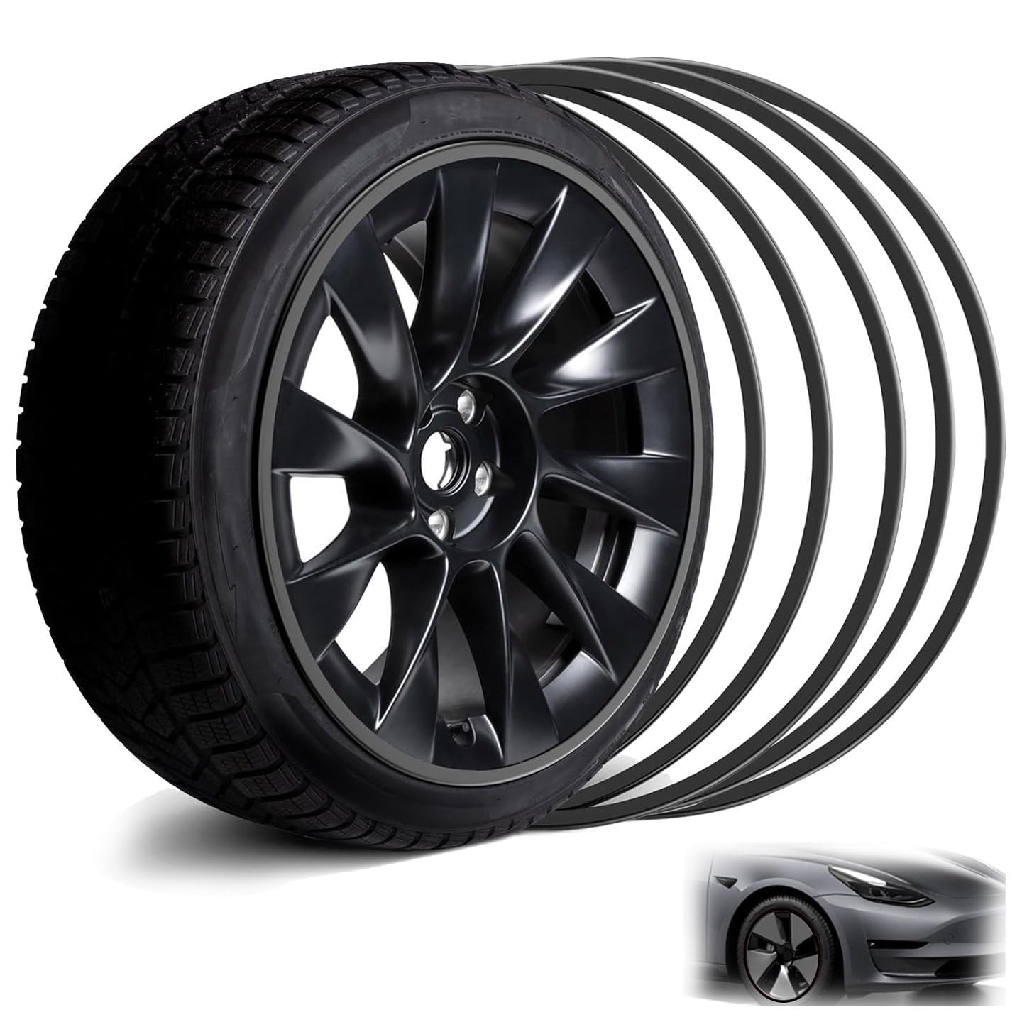Photo 1 of INNOVFER 20" Black Rim Protector Kit