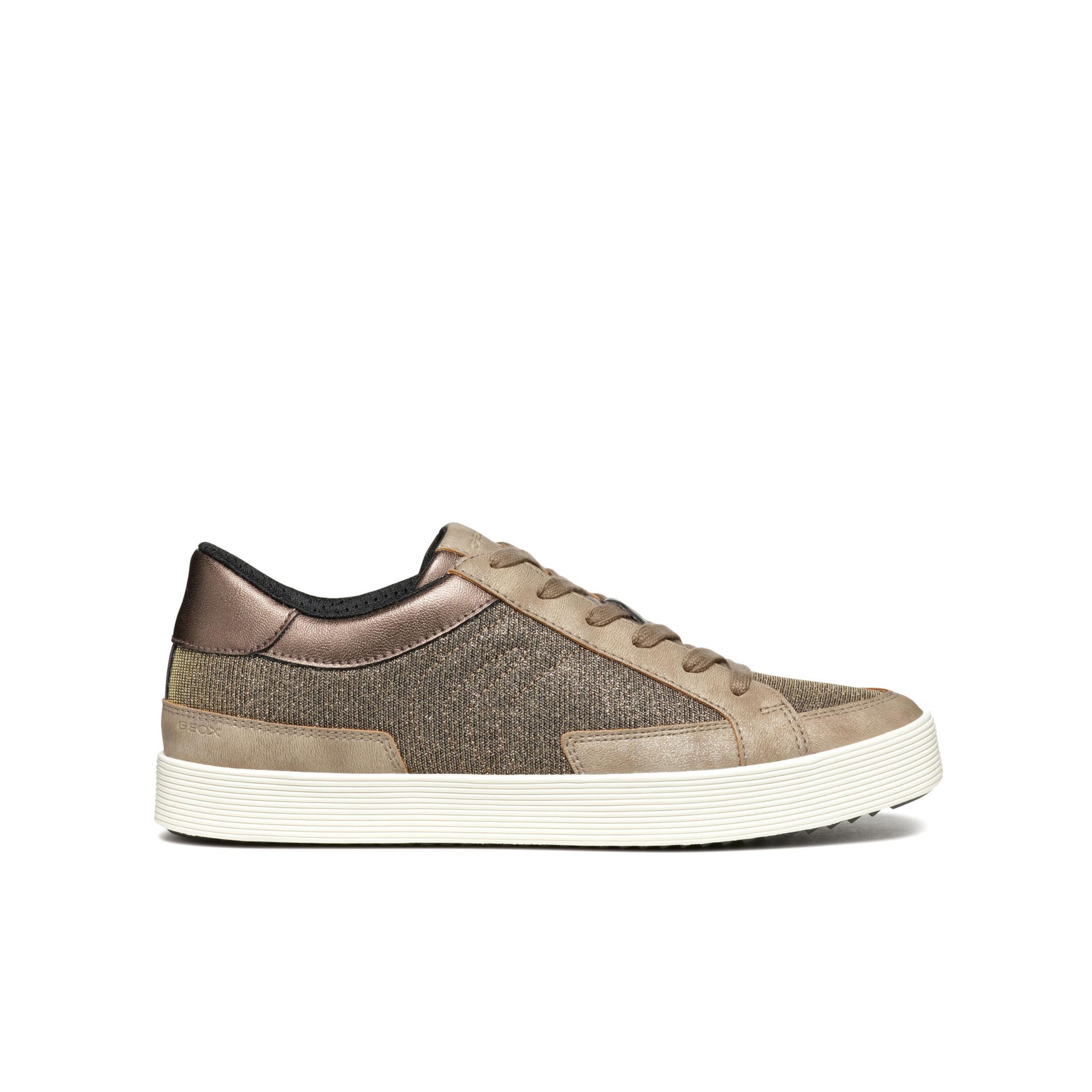 Geox Women's D Blomiee BSneakers, taupe, 2.5 UK