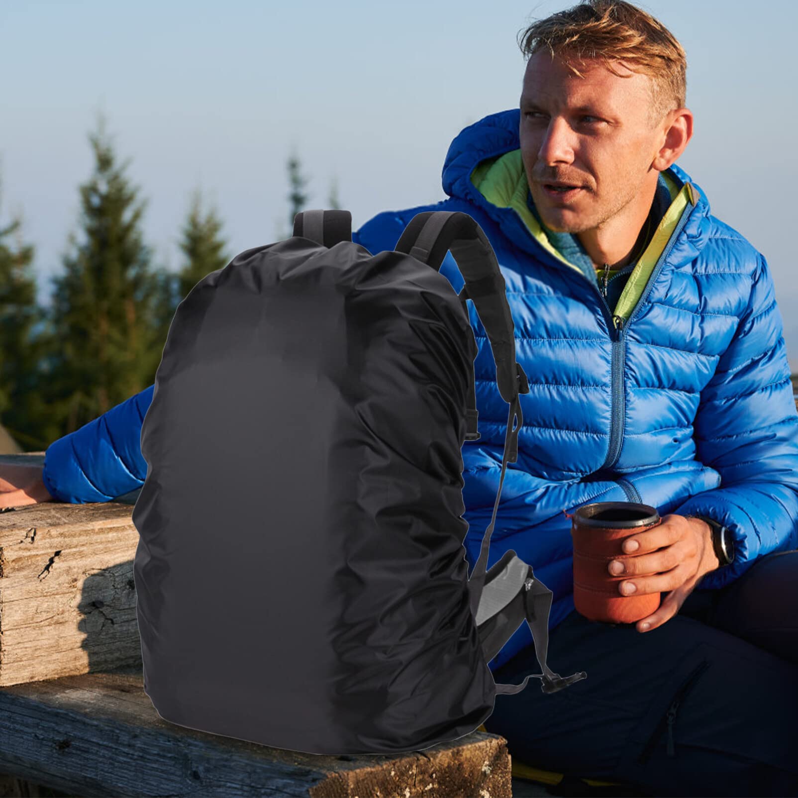 BESPORTBLE Backpack Cover Rainproof 1 Set Hiking Bag Rainproof for Outdoor Travel