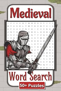 Medieval Word Search Puzzle Book: Medieval Word Search Puzzles for Fantasy Lovers | 6 x 9 inches | 110 Pages | 50 Plus Puzzles | Gift for teens and adults
