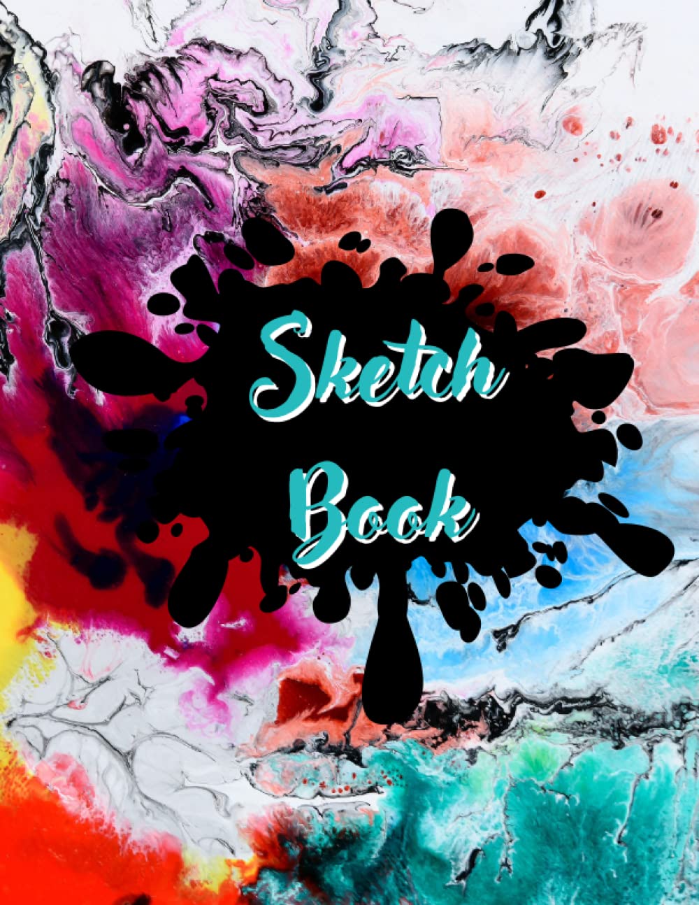 Colored pencil Sketch Book: Notebook for Drawing, Writing, Painting, Sketching or Doodling, 110 Pages, 8.5x11