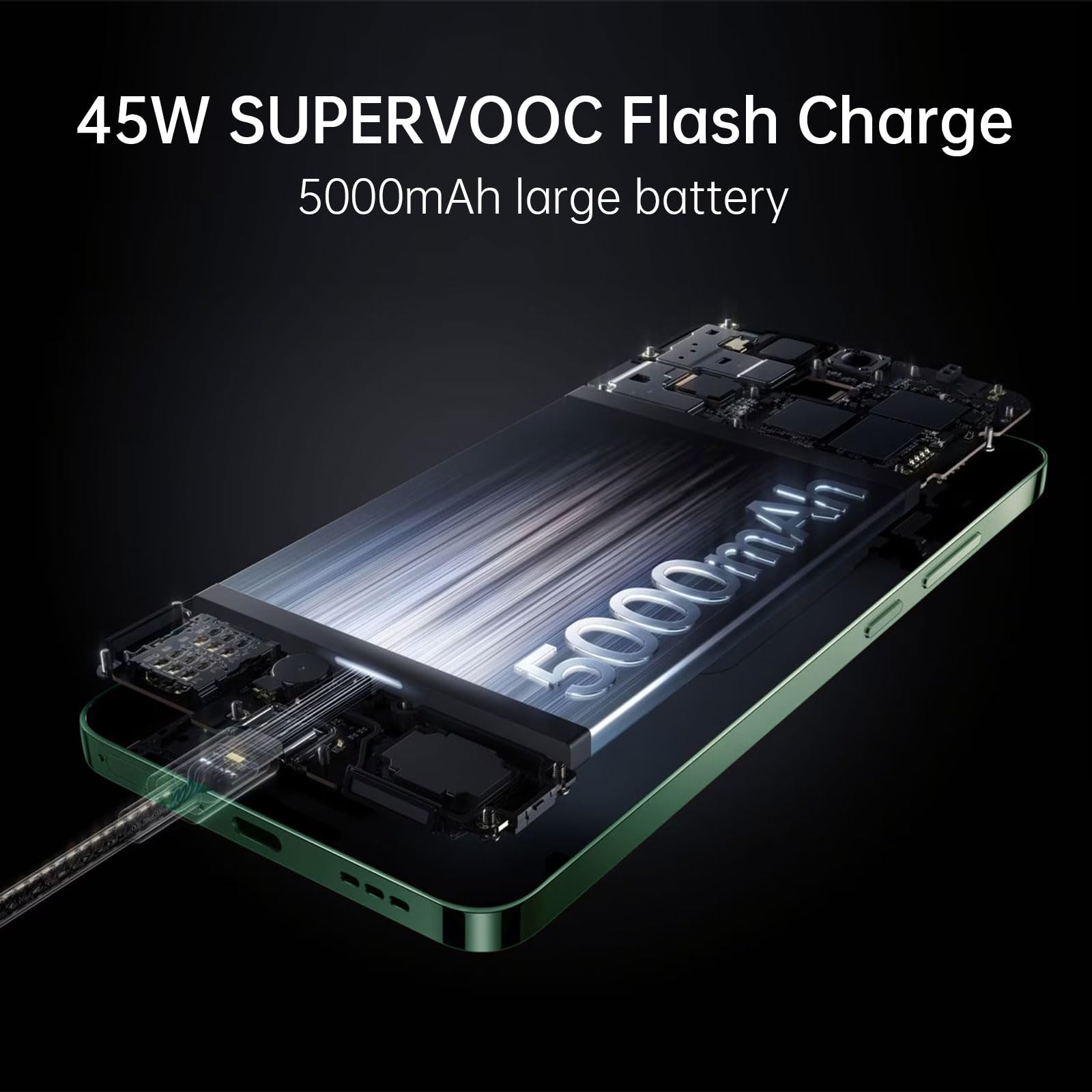 OPPO Reno12 FS 5G 12+512GB, Sbloccato Android Smartphone AI, 120Hz 6,67" OLED, Dimensity 6300, Fotocamera AI 50+8+2MP, Telefono SUPERVOOC 45W, Batteria 5000mAh, Protezione IP64, Double SIM, Verde