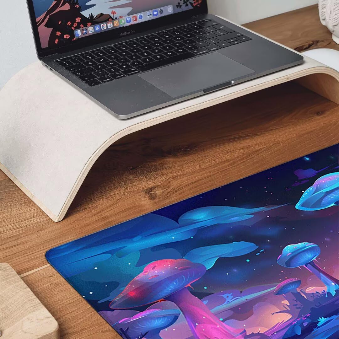 Podkładka pod mysz, podparcie nadgarstka, podkładka pod mysz z antypoślizgową gumową podstawą, ergonomiczna podkładka pod mysz do komputera, laptopa, do użytku biurowego, kompatybilna z myszami