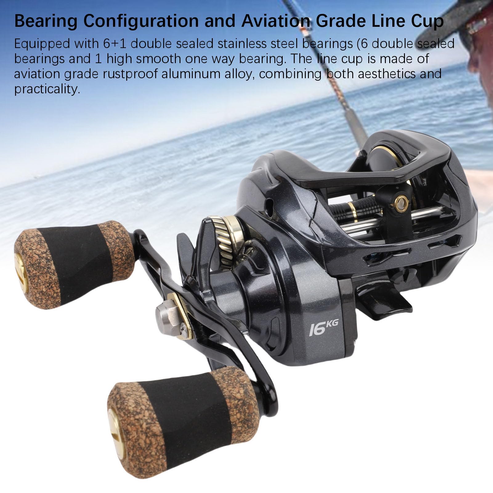 6 reel system for bass fishing Alomejor Baitcaster Reels, 12+1BB Magnetic Brake Wheel with 16KG Drag 7.2:1 Gear Ratio Saltwater Freshwater Fishing Right Hand Retrieve : Sports & Outdoors FBexclude eliminating the hassle of The Black Book of Model Type:6' - Medium - Moderate Fast