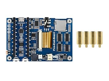 Waveshare Overall Evaluation Board Designed for Raspberry Pi Pico Misc Onboard Components for Easily Evaluating The RP2040