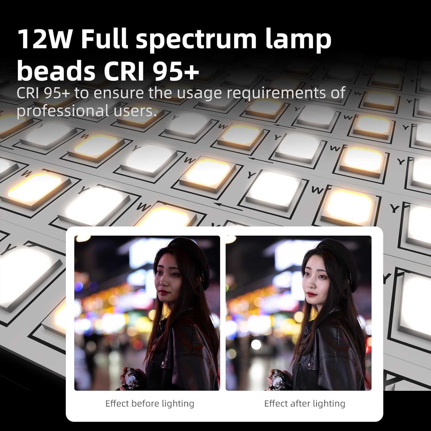 INKEE GC12 Portable LED Photography Light Wand,Bi Color Magnetic Handheld Video Wand Stick 2700K-6500K,2500mAh Built-in Rechargable Inflatable Light for Video Recording Dimmable Camera Light Tube