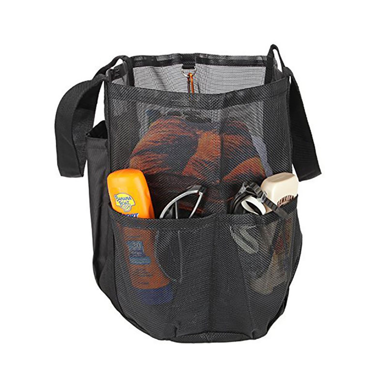 JOSBY Borsa da Spiaggia Extra Large in Rete, Borsa Hobo Pieghevole Riutilizzabile Leggera di Grande capacità con Tasca con Cerniera per Picnic, Vacanze in Piscina, Nuoto