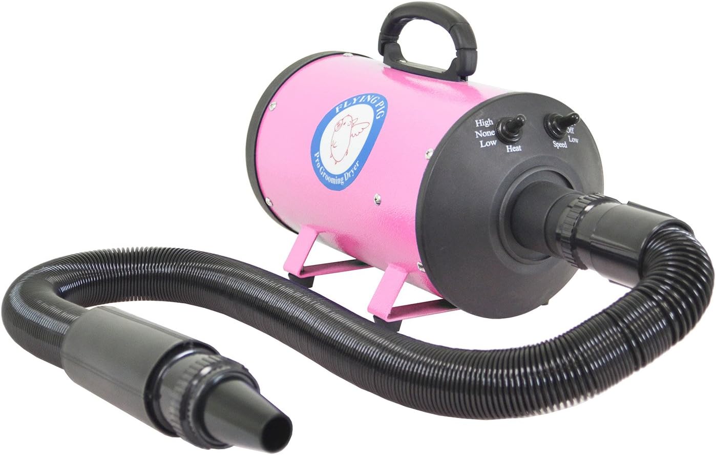 Flying Simple Dog Cat Pet Force Dryer with Heater (Pink)