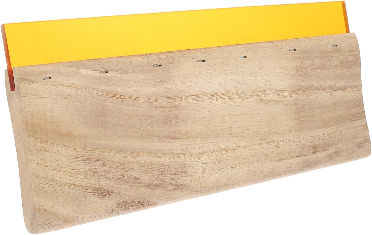Gadpiparty Wooden Handle Screen Printing Squeegee for Fabric 12-Inch Sturdy Water-Based Ink Scraper for Hand Printing Textile Squeegee for DIY Craft Projects