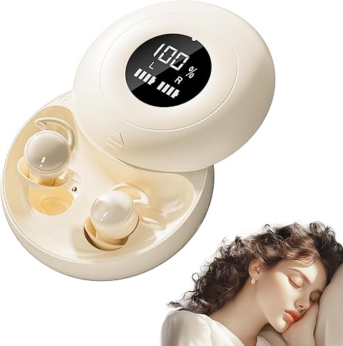 sunvito Schlafkopfhörer Bluetooth 6.0, Schlafkopfhörer Seitenschläfer, Mini Kopf