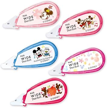 Amazon プラス ワイドデコラッシュ ディズニー ミッキー ミニー 5柄セット シール ステッカー 文房具 オフィス用品