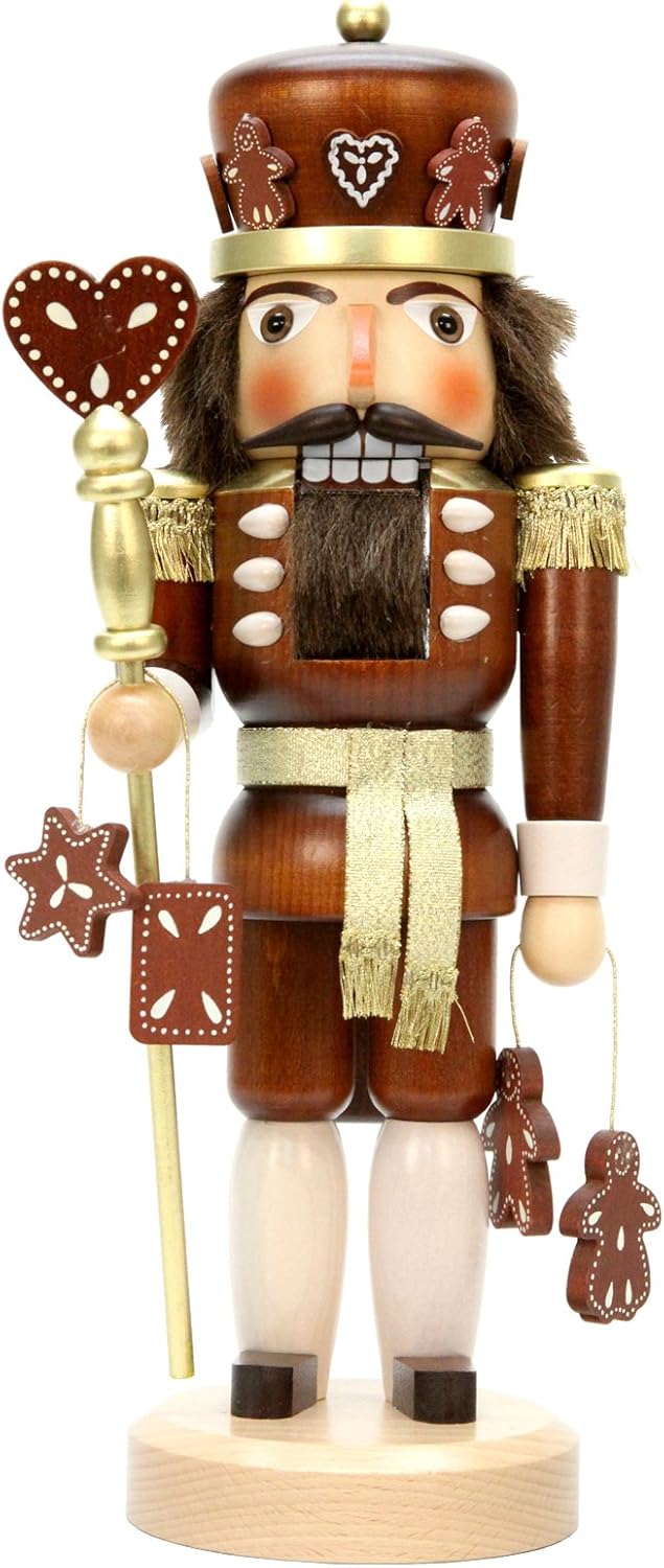 Alexander Taron Importer 32-328 - Christian Ulbricht Nutcracker - Gingerbread King (Natural) - 15"" H x 6"" W x 5.5"" D