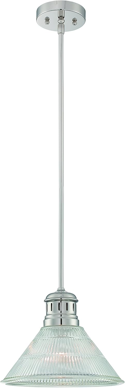 Lite Source LS-19792 Gale Pendant, Polished Steel Finish, 59" x 12" x 12"