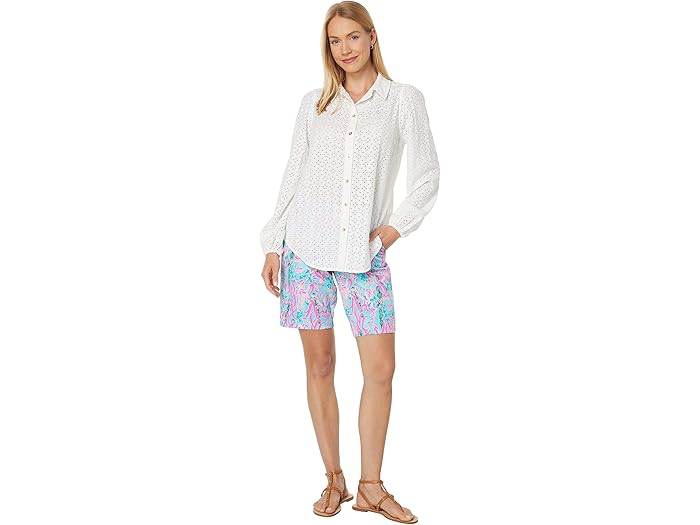 Sea Breeze Eyelet Button-Down - Image 1