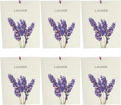 Lavender Home Sachets Fresh Scents Packets, 6 Packs
