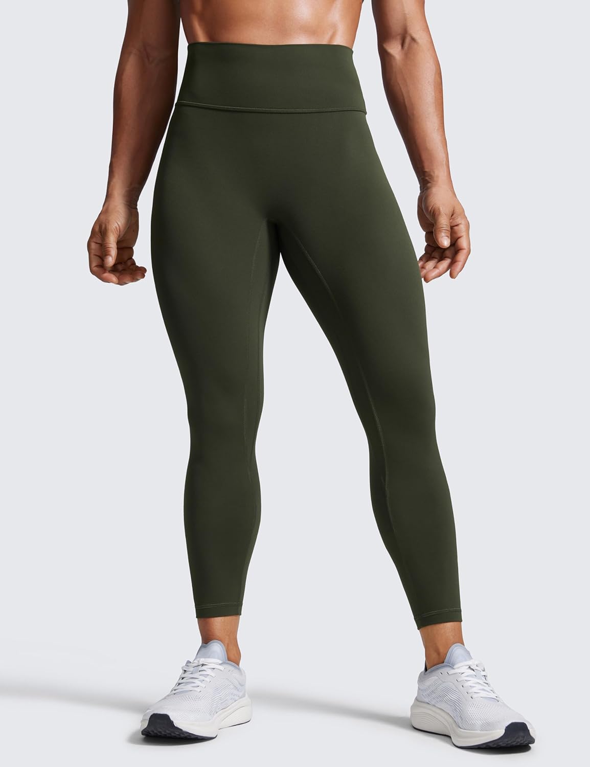 CRZ YOGA Secretsculpt Butterlift Workout Leggings 25" - No Front Seam High Waisted Womens Yoga Pants Booty Scrunch Butt - Image 2