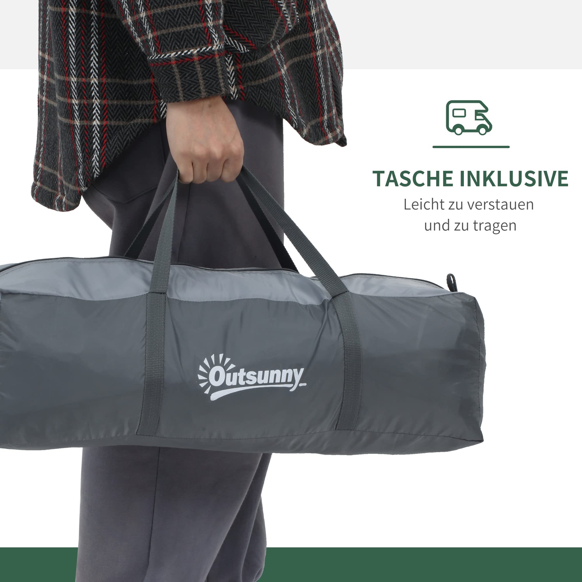 Kampeertent voor 2 personen 2 Seconds XL Fresh & Black