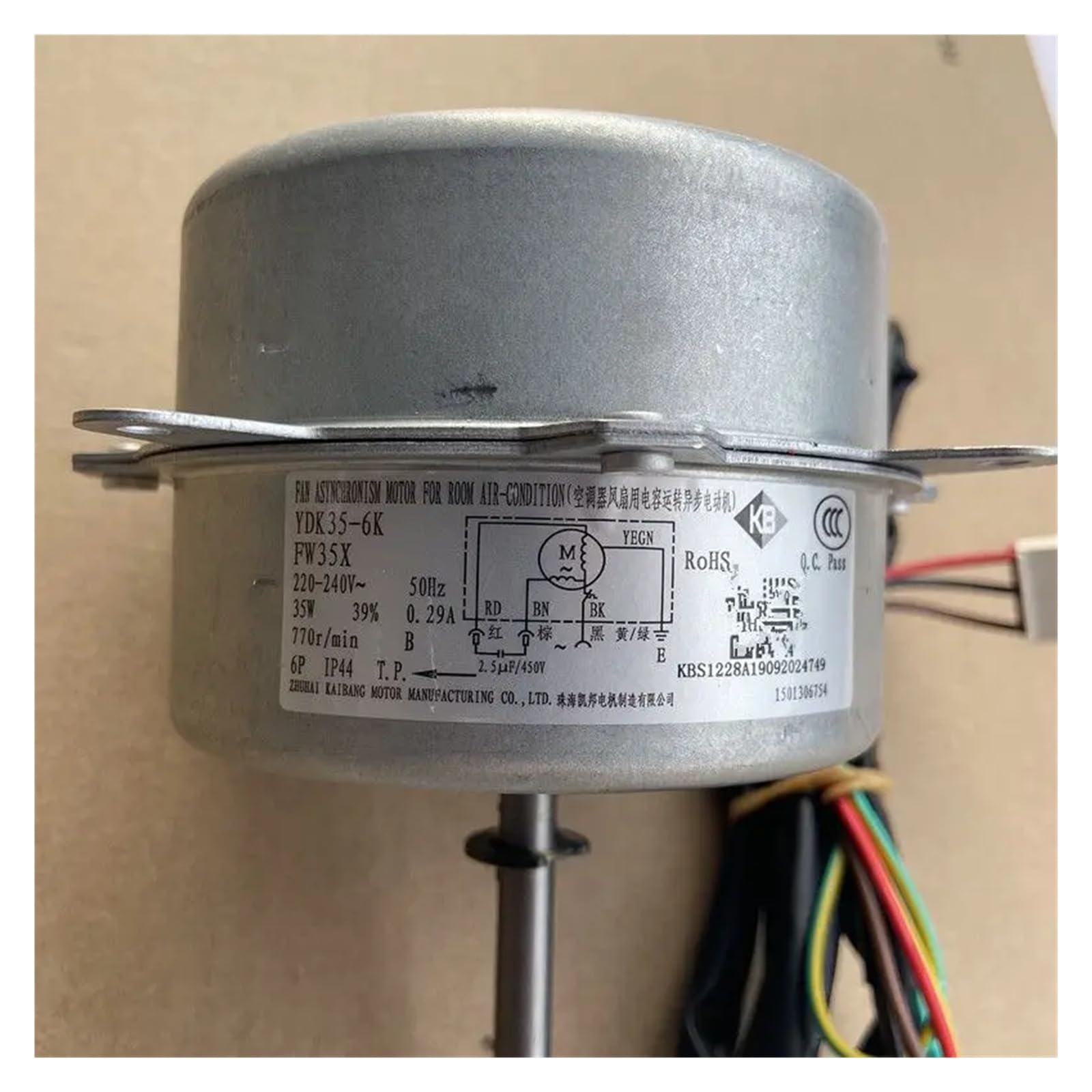 Moteur YDK30-6 YDK-30-6A de climatiseur et ventilateur de rechange