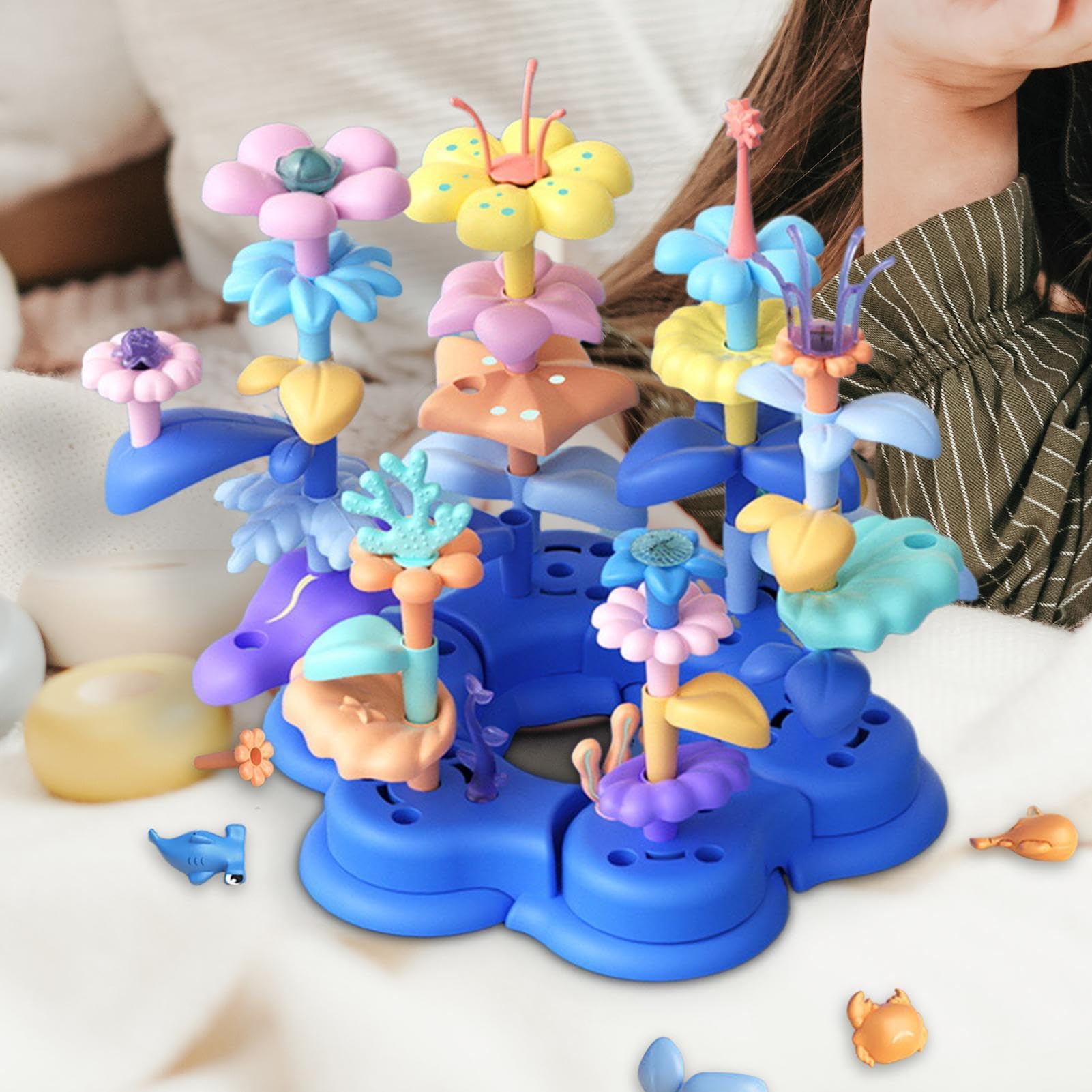 Amazon.co.jp: 水中サンゴおもちゃ 海サンゴのおもちゃ 教育用建物玩具