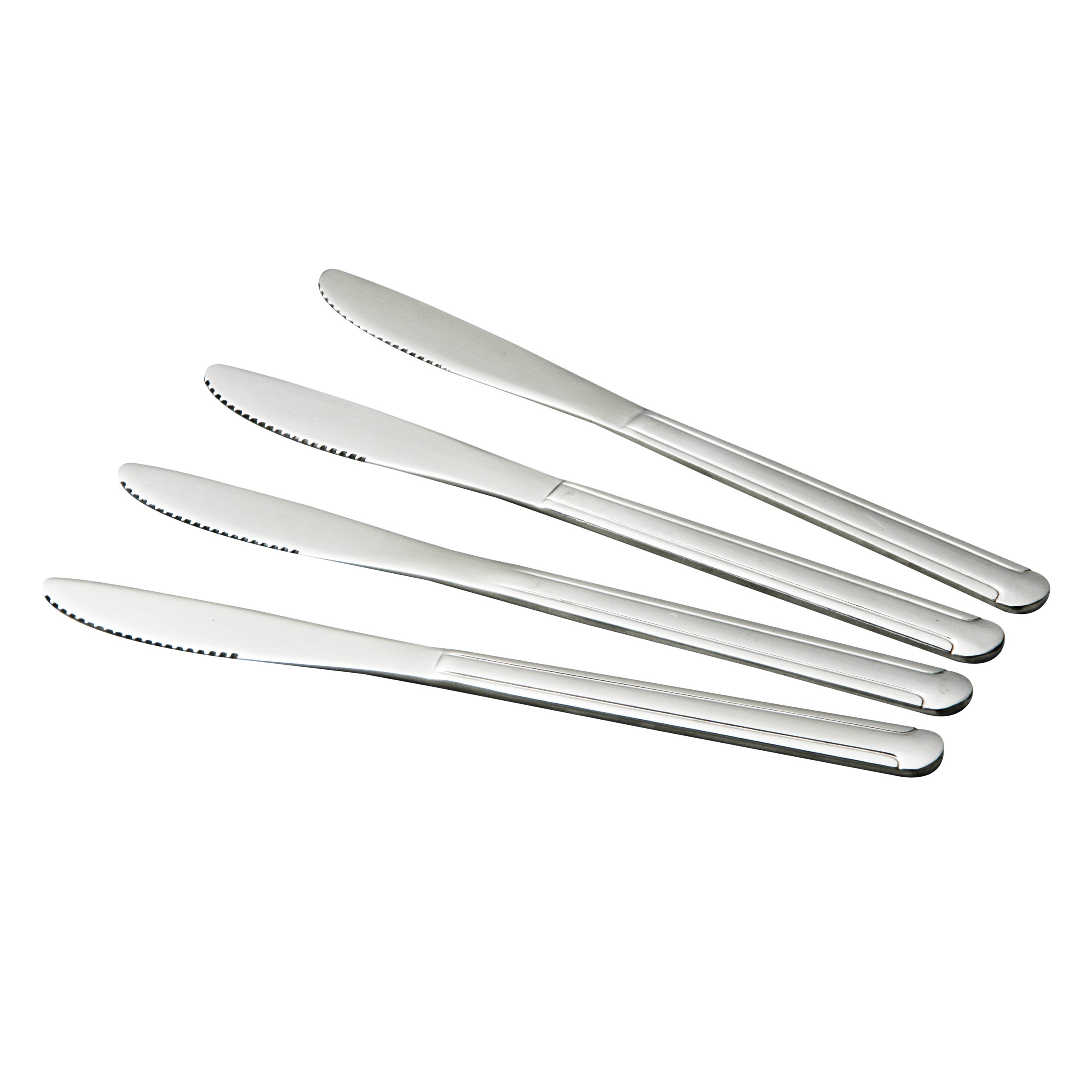 Premier Housewares Rill Knives - Stainless Steel, Set of 4