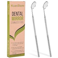 Dental Mirror Stainless Steel with Handle 6 5 Dentist Tool for Teeth Cleaning Plaque Mouth Inspection Lash Extension