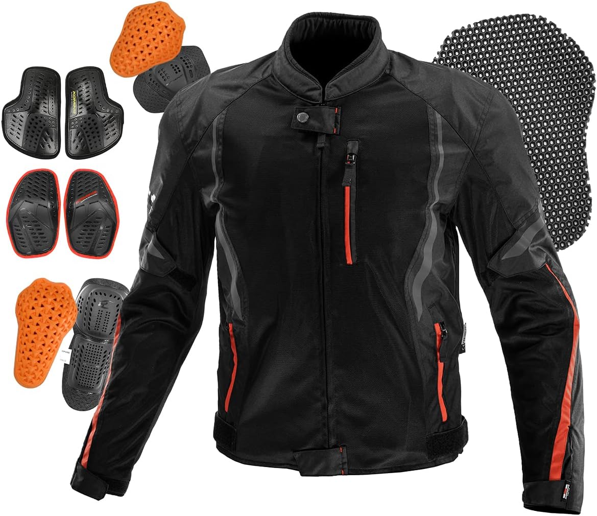 KOMINE] バイク用 ジャケット JK-1463 プロテクトハーフメッシュ