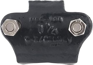 Perma-Cote UBC-125 PVC Coated Right Angle Beam Clamp, SS U-Bolt, 1-1/4-Inch