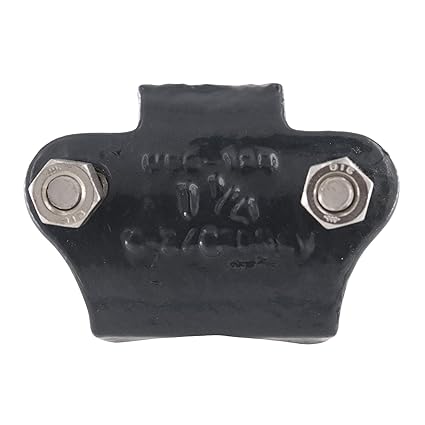 Perma-Cote UBC-125 PVC Coated Right Angle Beam Clamp, SS U-Bolt, 1-1/4-Inch