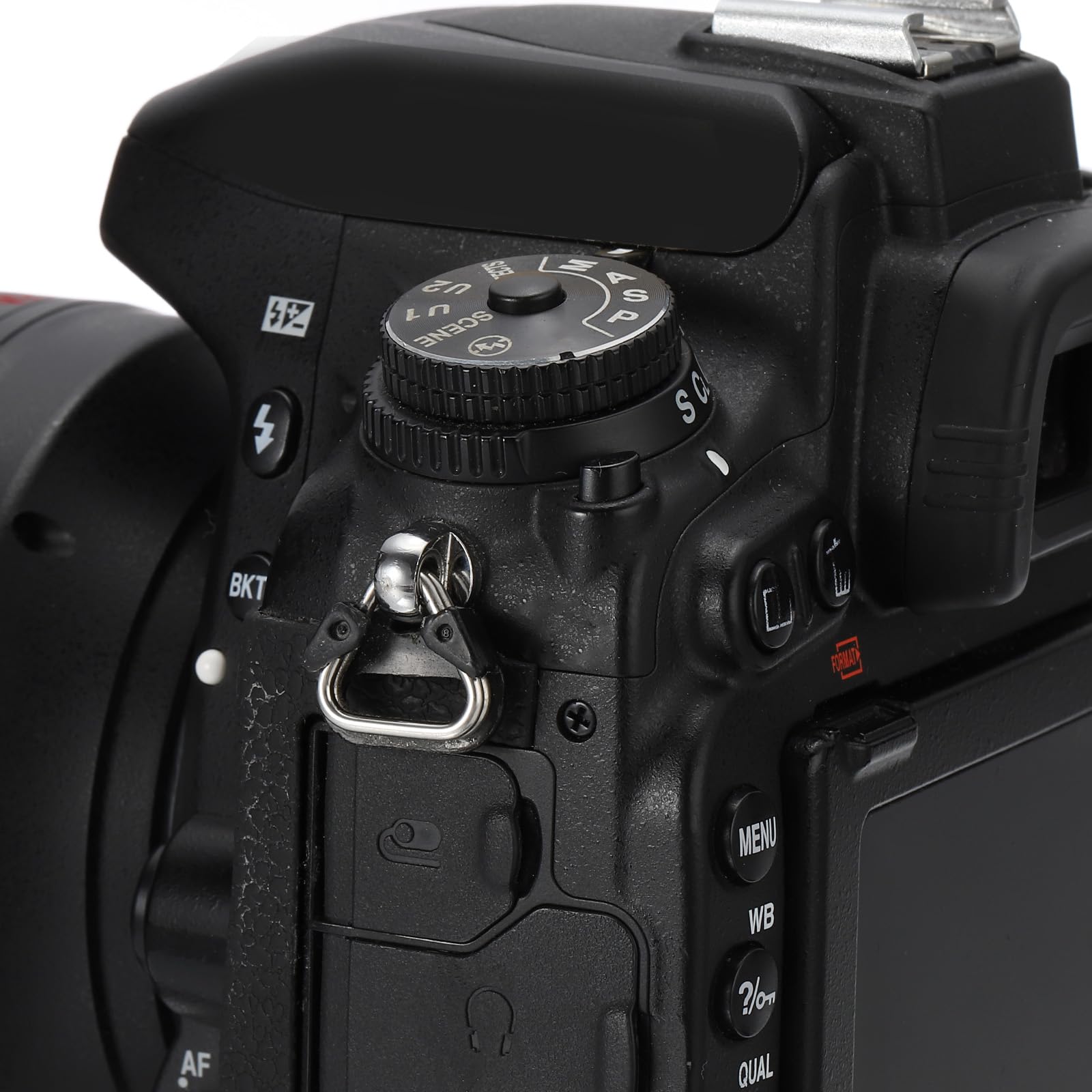 5 Anneaux Triangulaires Fendus Pour Sangle D'appareil Photo - Alliage + Plastique, 14x12 Mm - Compatible Pentax Et Autres Marques