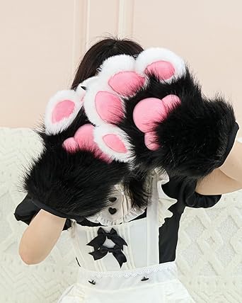 Halloween Wolf Klauwen Weerwolf Kostuum Handschoenen Accessoire Halloween Kostuum Partij Handkleding Fancy Dress Cosplay Dierlijke Poten Handschoenen Harige Handen Handschoenen Litteken | NL
