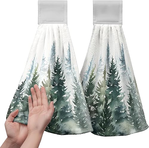 Miniatura 64 de America Stars - Juego de 2 toallas de cocina azules con lazo para colgar, patrióticas para colgar el 4 de julio, juego de 2 toallas de mano