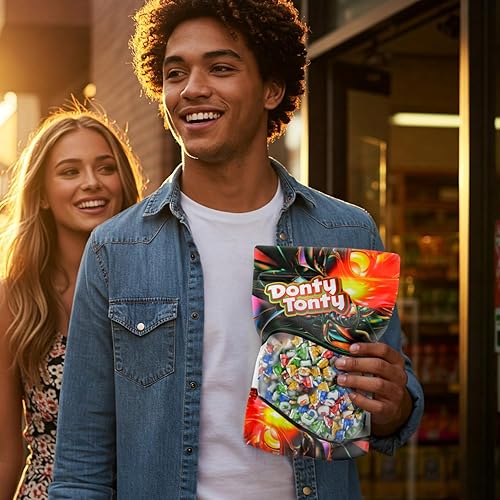 Miniatura 4 de FRUIT FILLED Hard Candy 2 lb  Bulk Bag, 4 Assorted Flavors, Fruity Liquid Center & Hard Shell, Individually Wrapped (540 Pieces), Colombina Drops