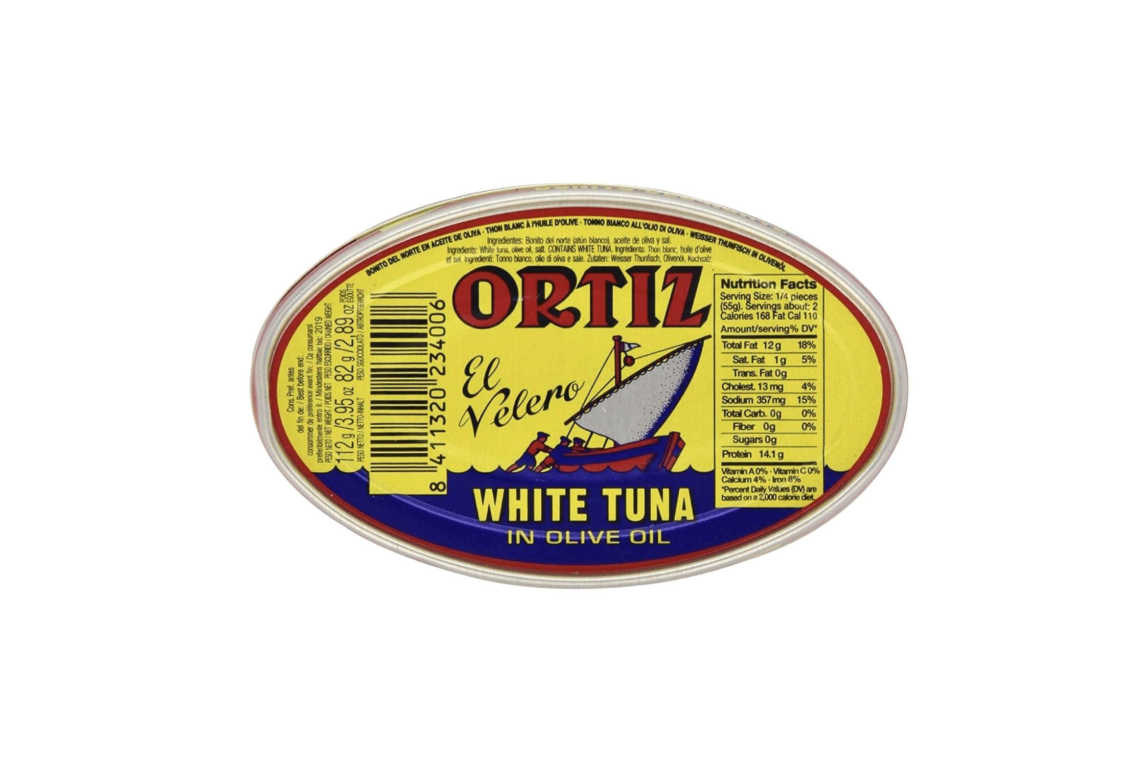 Bonito del Norte en aceite de oliva 112g Ortiz x 30 unidades